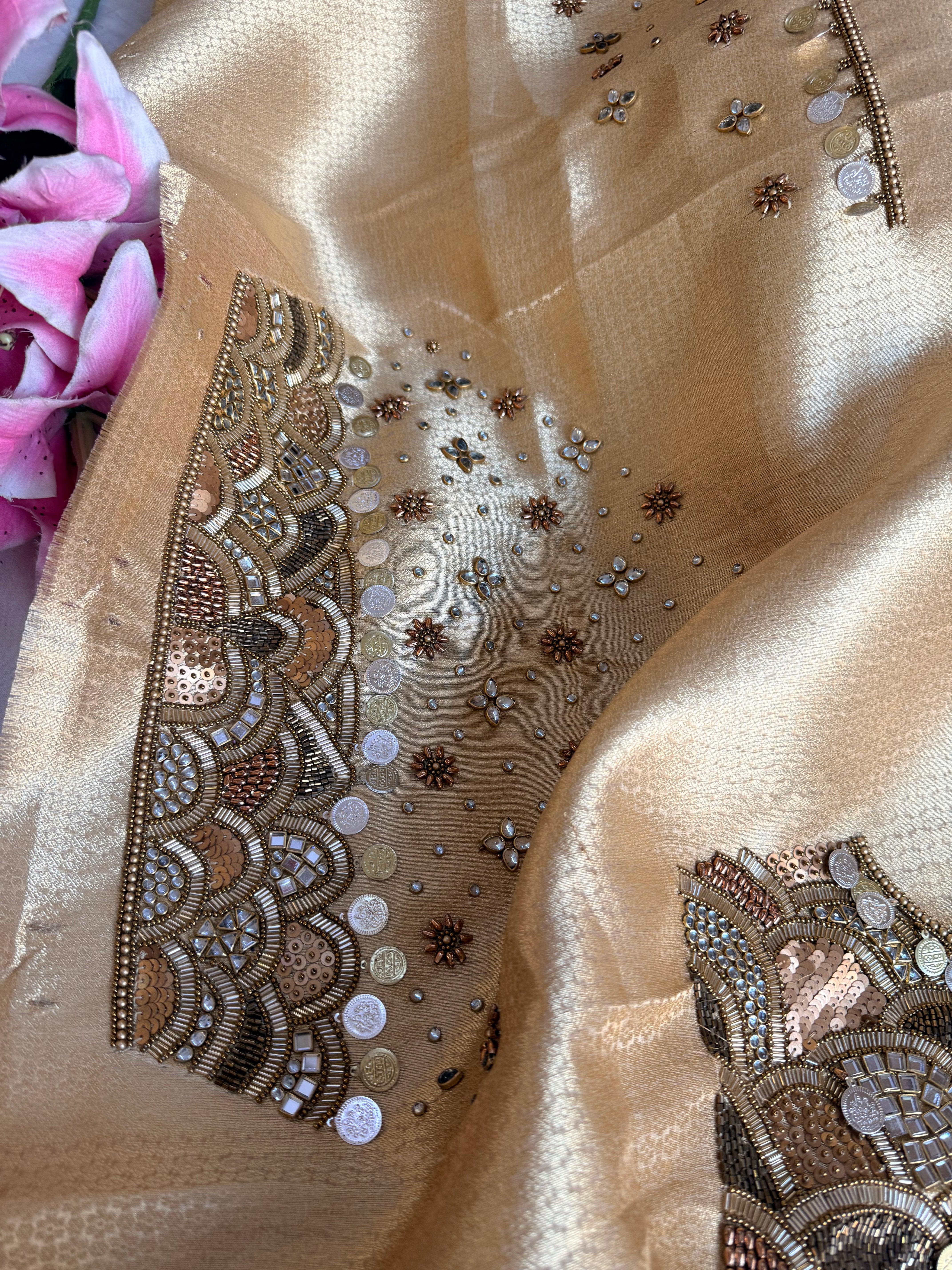 Swarn edit bejewelled hand embroidered blouse