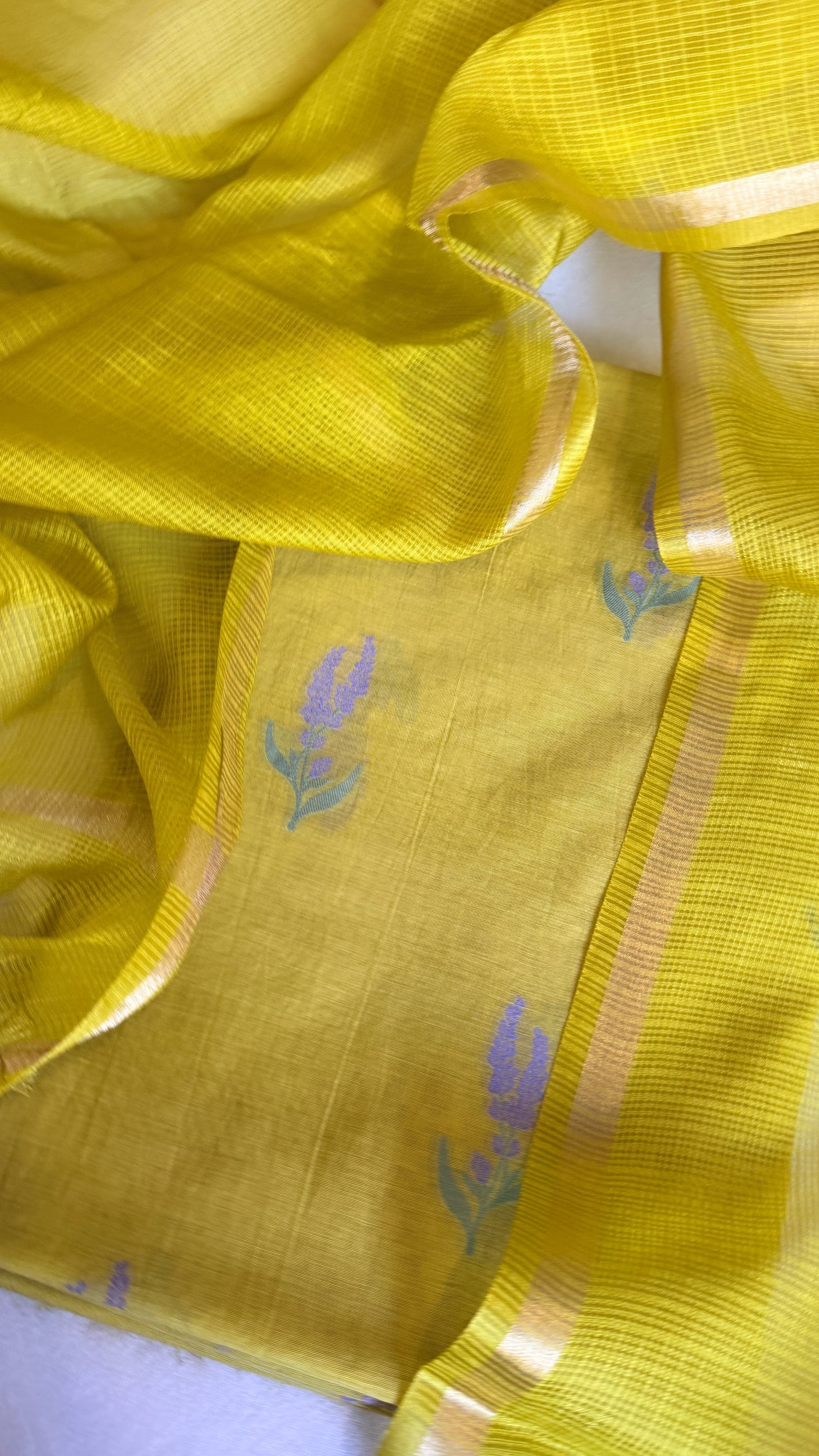 Mother’s Day offer - Handloom cotton meenakari buti kadhwa buti suit set