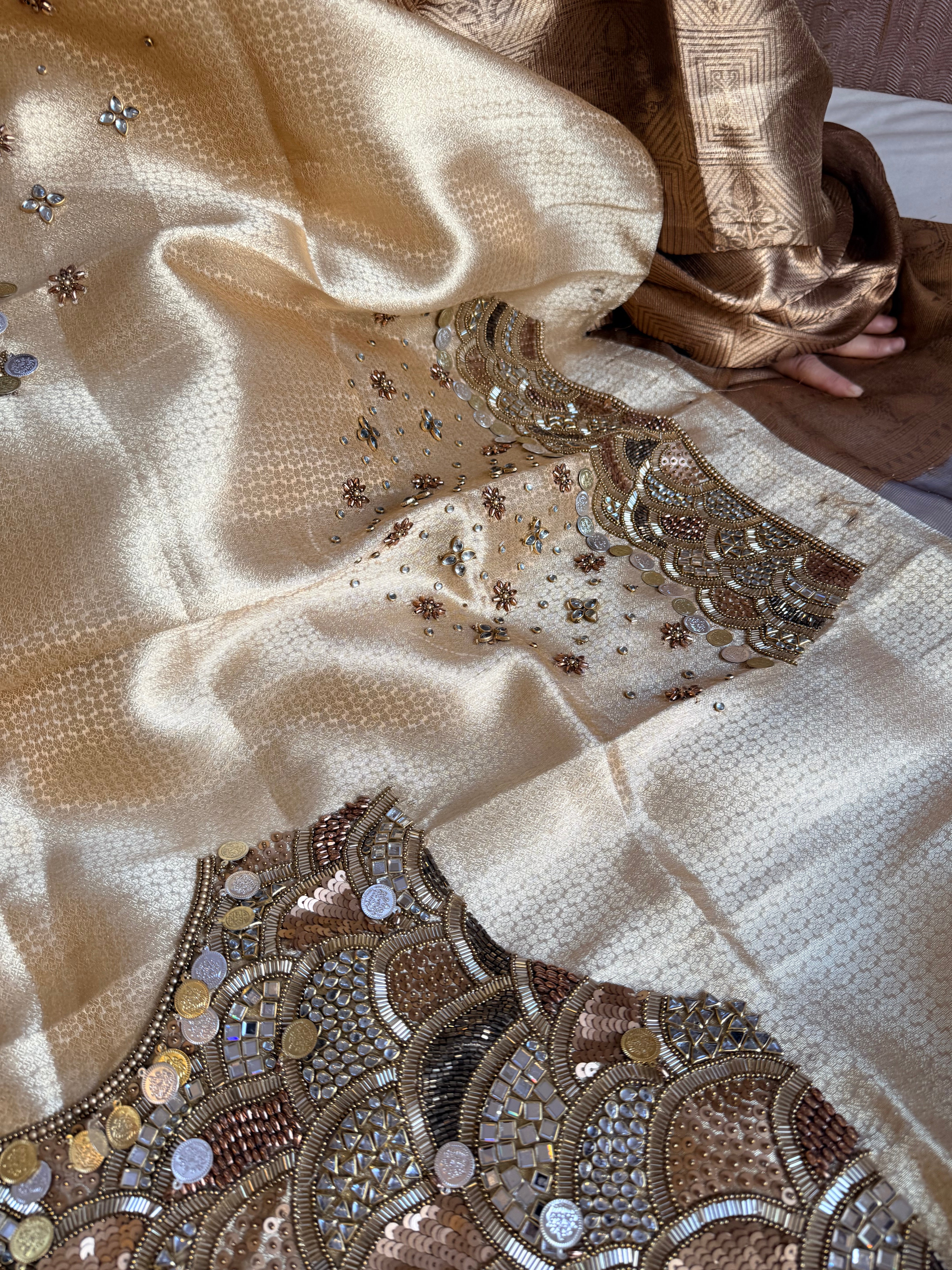 Swarn edit bejewelled hand embroidered blouse