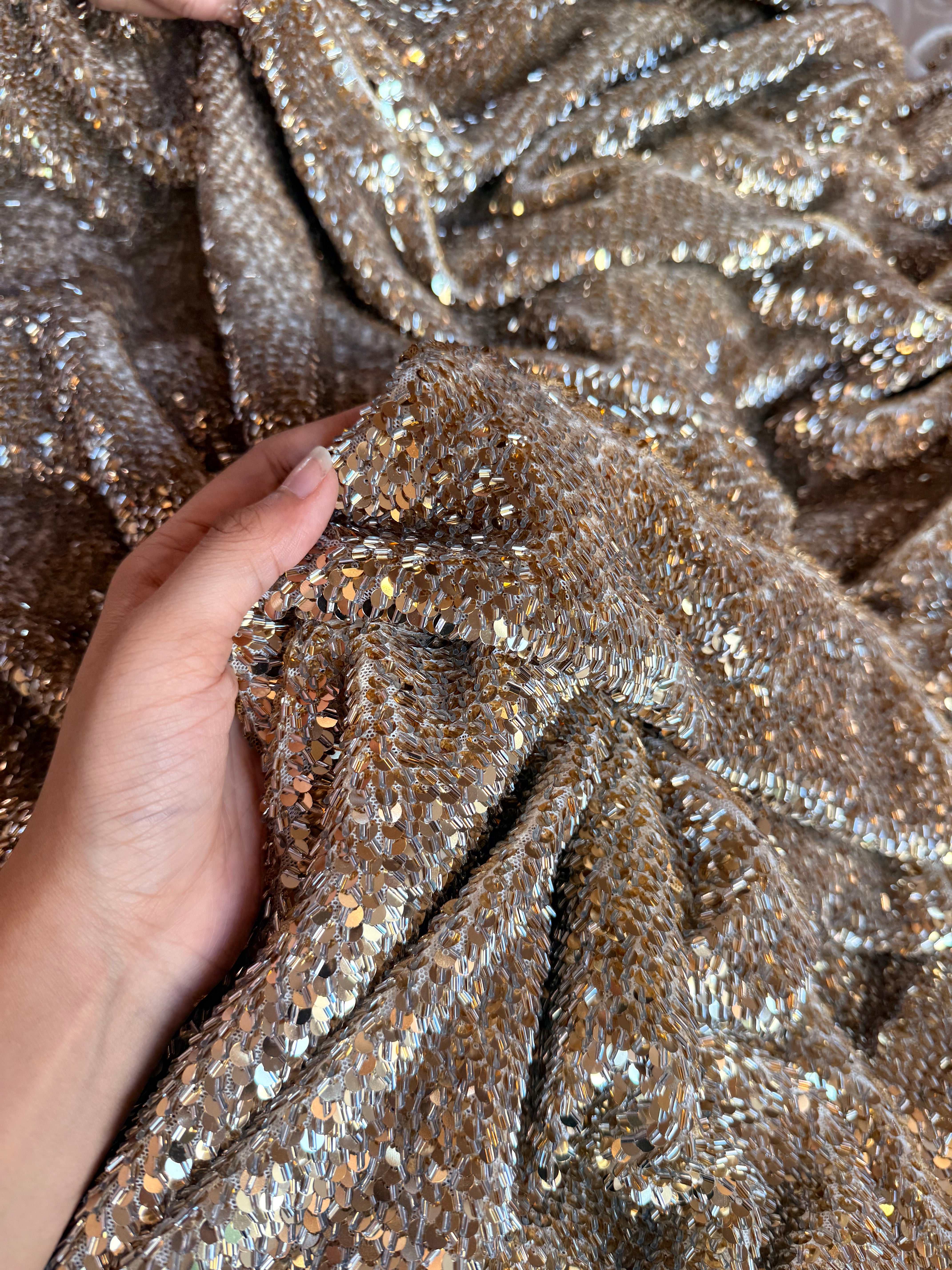 Jhilmil katdana sequin work hand embroidered blouse piece