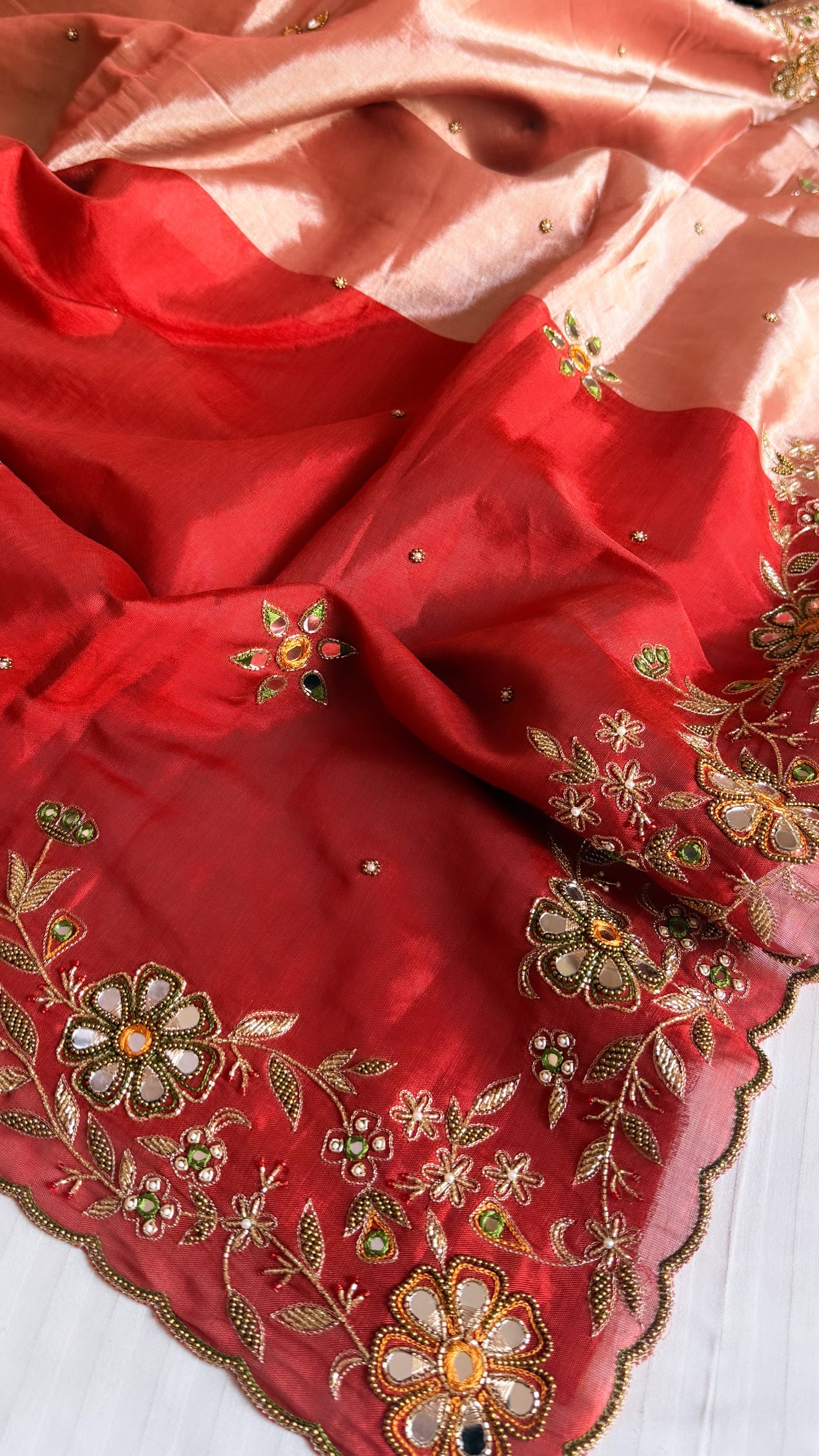 Kanjivaram banarasi tissue silk hand embroidered kadhwa saree with katan silk blouse