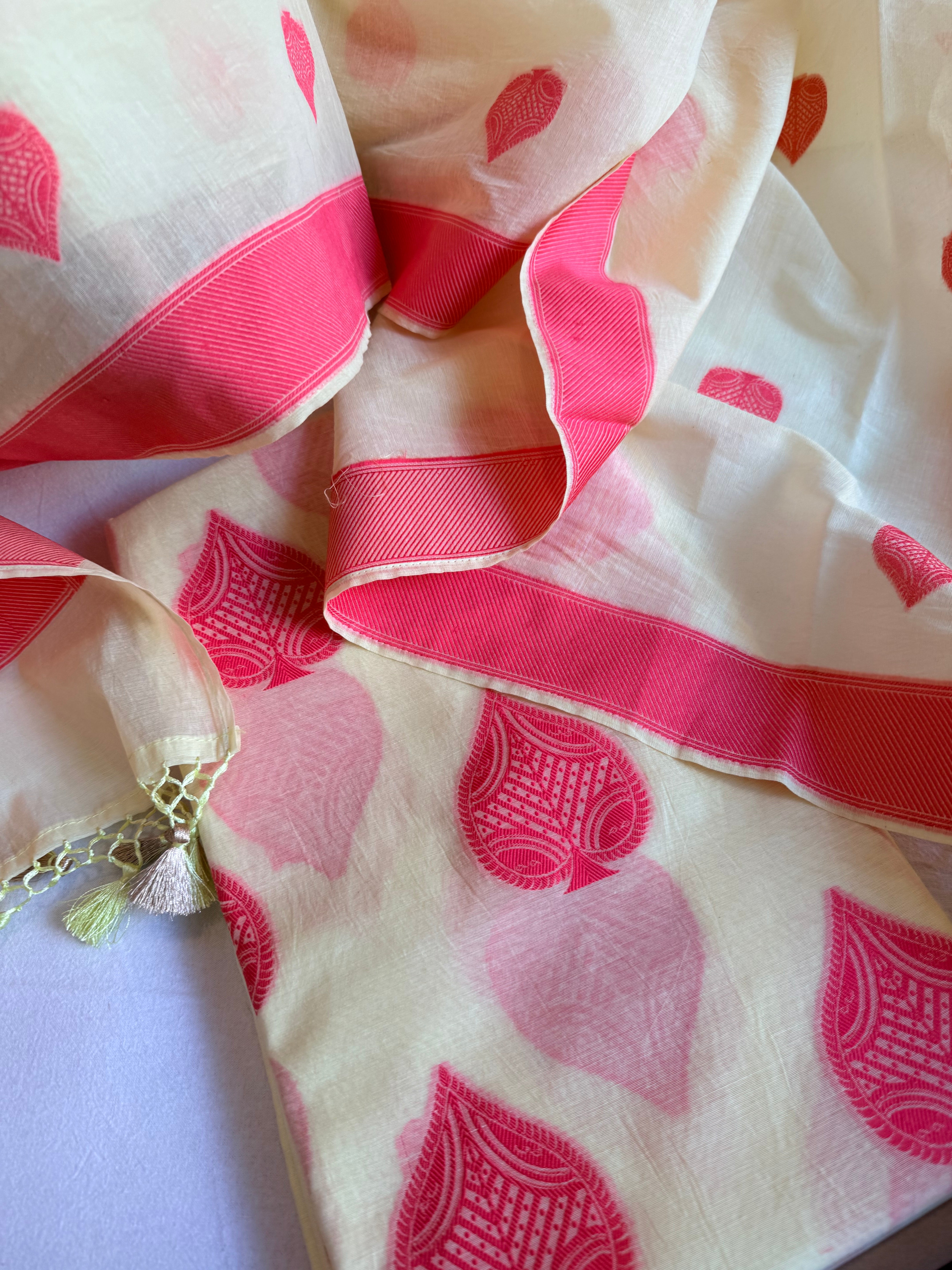 Mother’s Day offer - Handloom cotton paan buti meenakari kadhwa buti suit sets