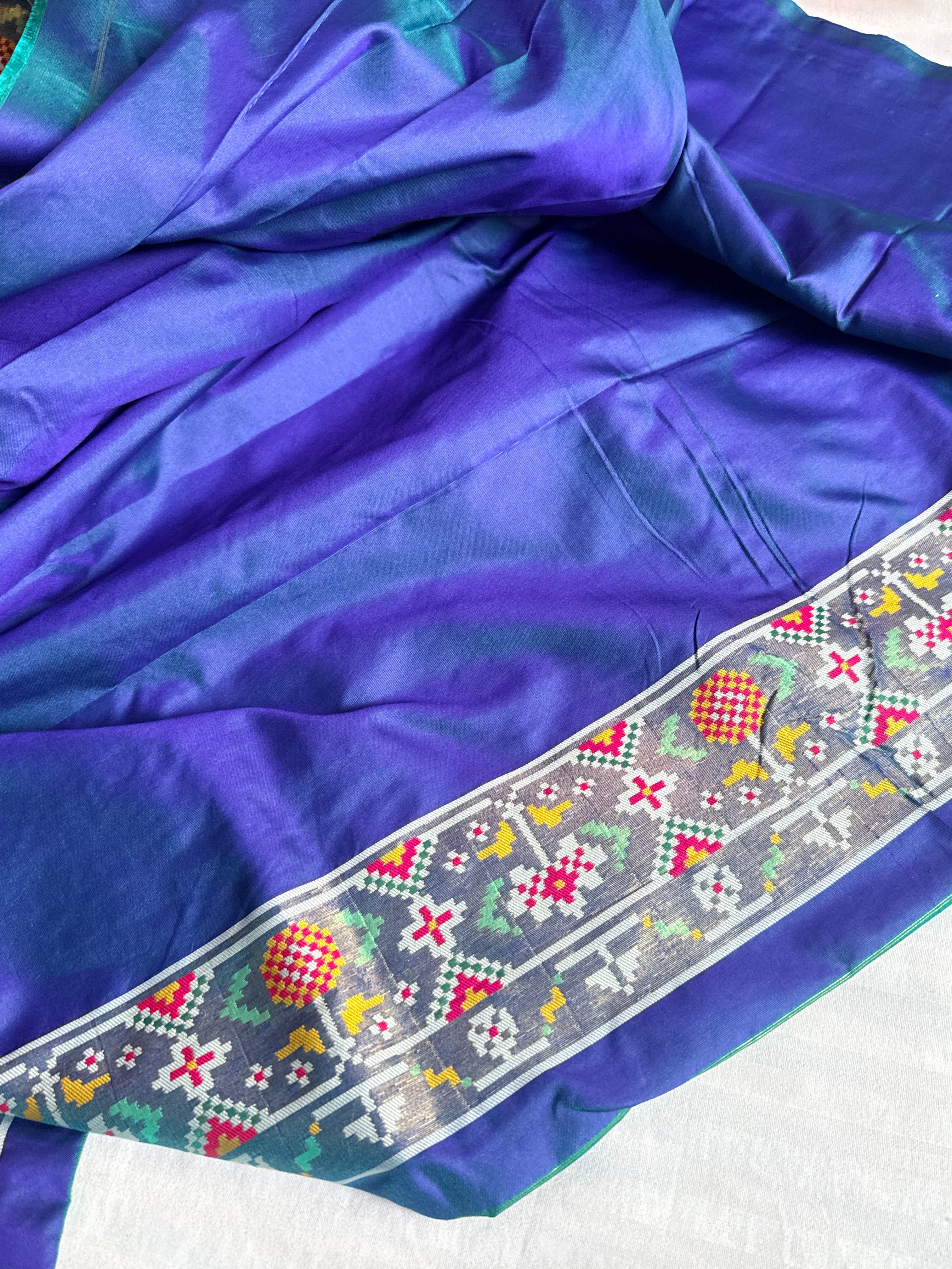 Banarasi patola weaving silk meenakari weaving saree