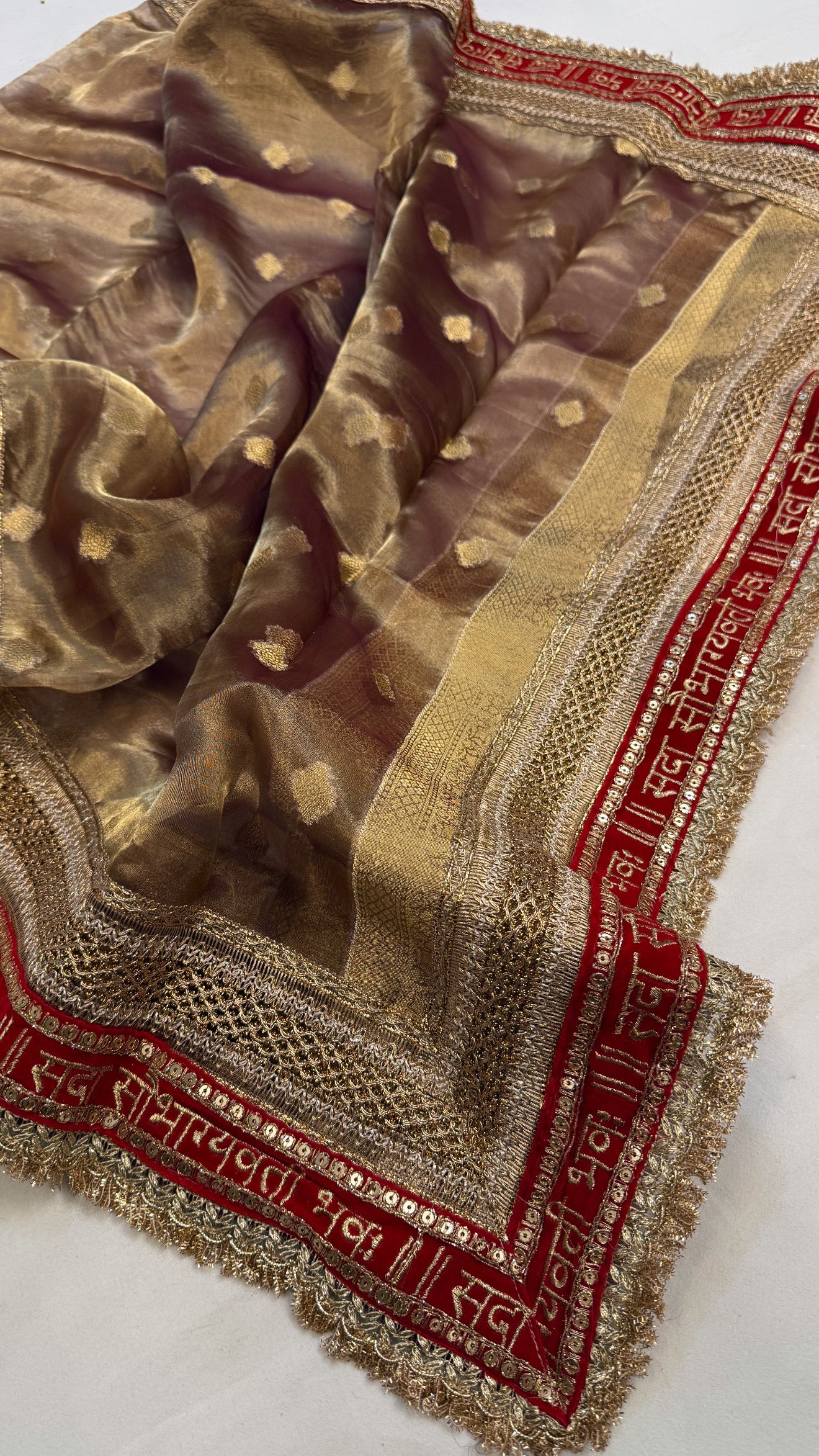 Maharani tissue silk gotapatti duppata