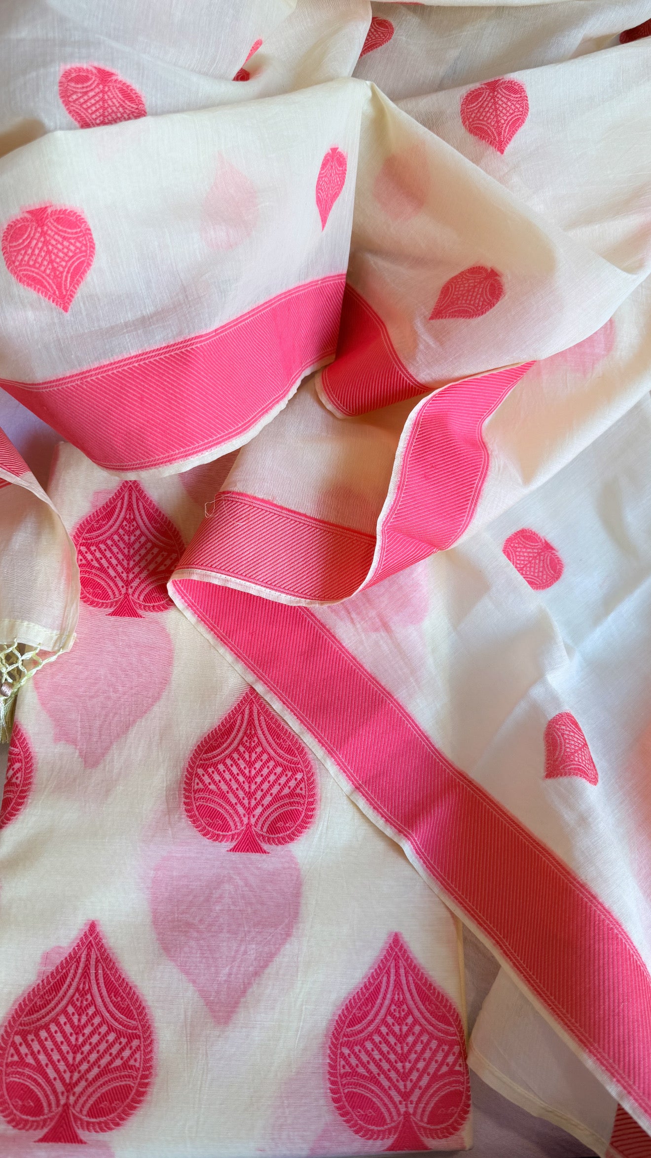 Mother’s Day offer - Handloom cotton paan buti meenakari kadhwa buti suit sets