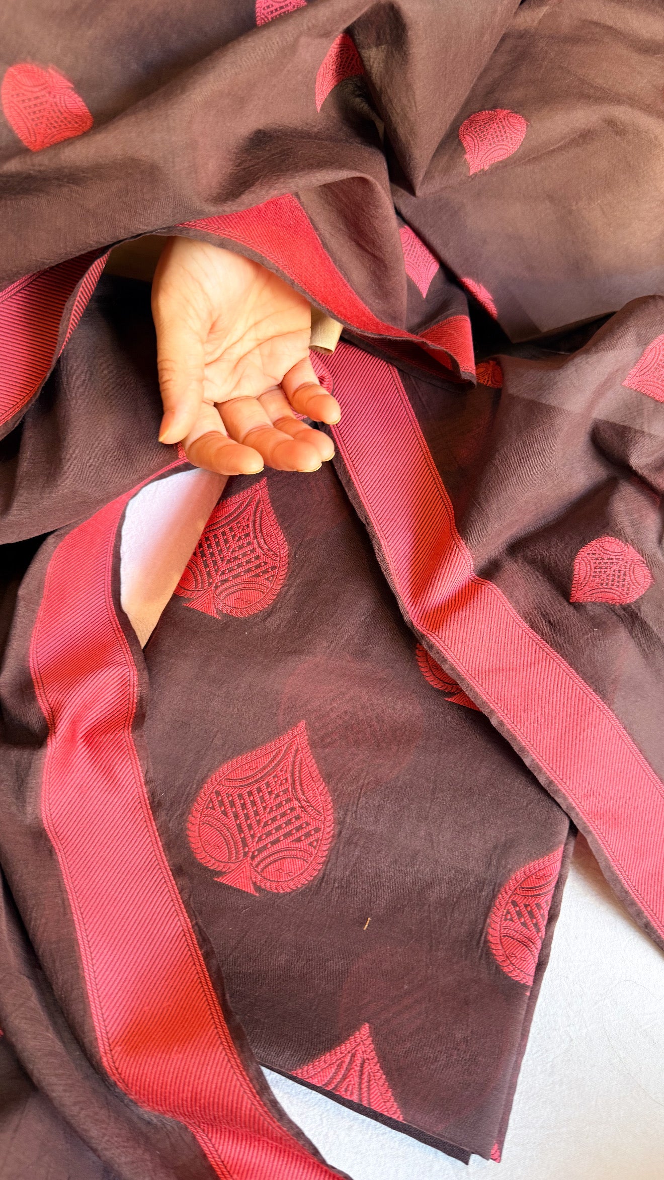 Mother’s Day offer - Handloom cotton paan buti meenakari kadhwa buti suit sets