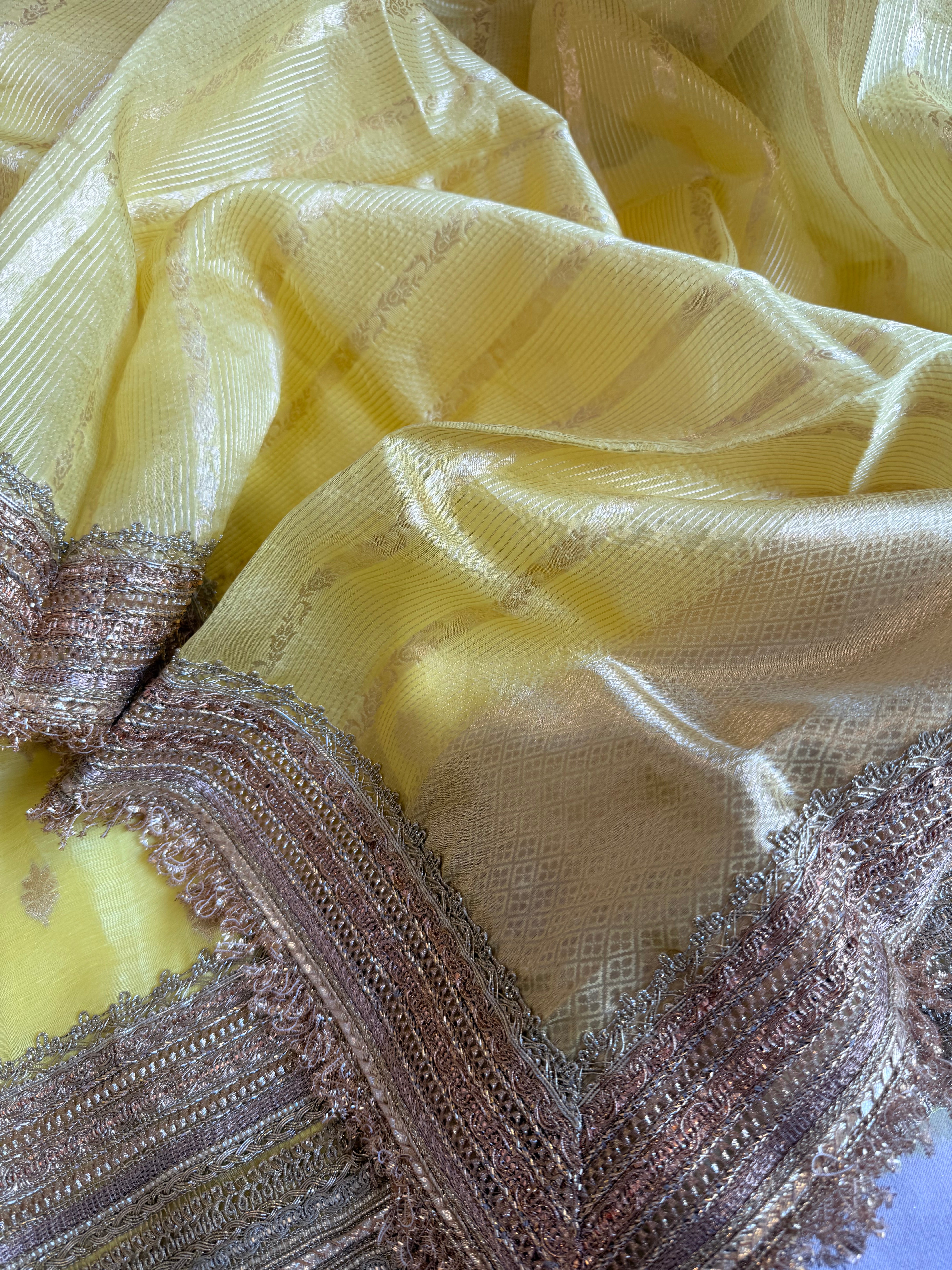 Summer suit edit - Linen gorgette kadhwa banarasi gotapatti suit sets
