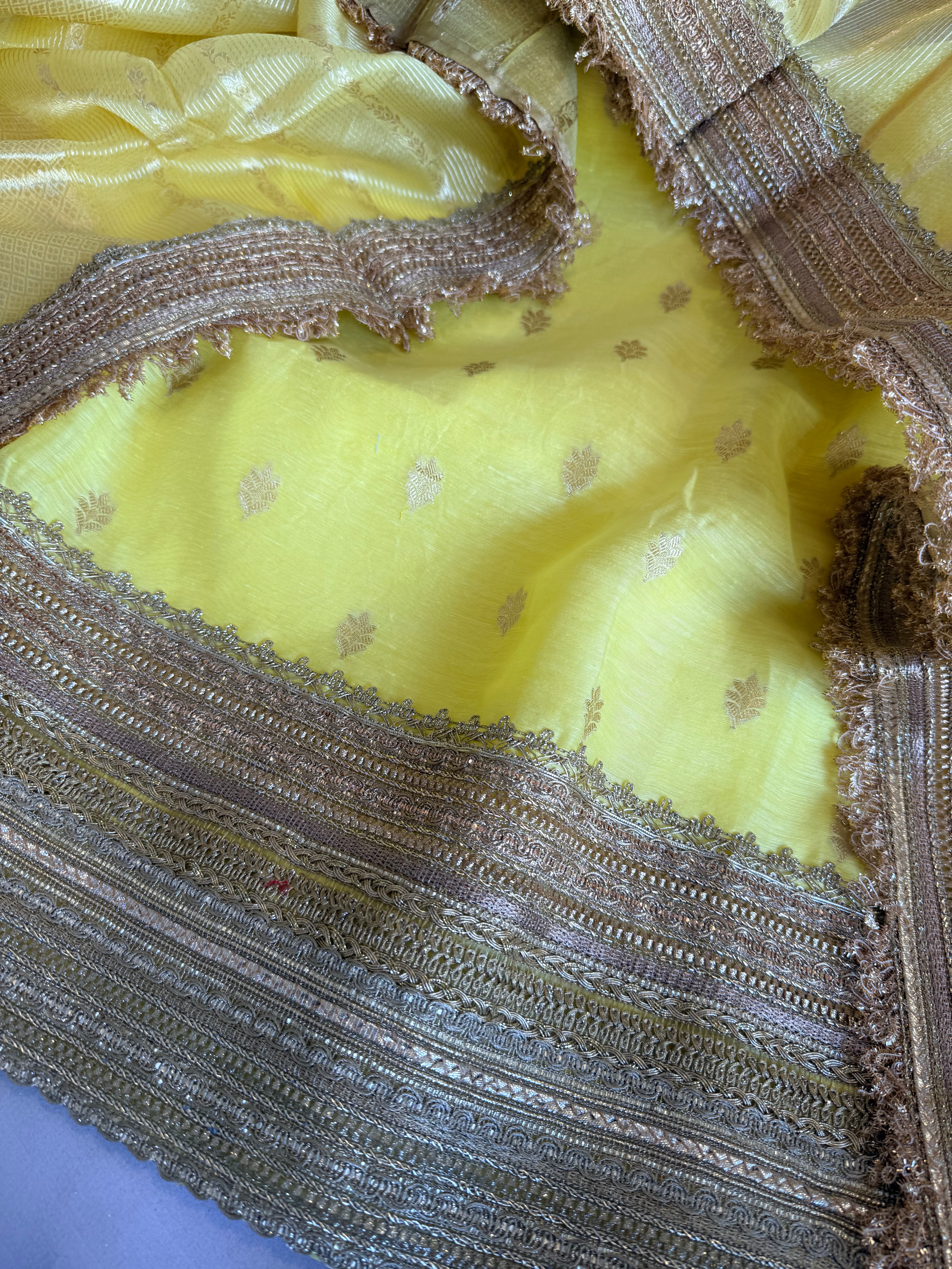Summer suit edit - Linen gorgette kadhwa banarasi gotapatti suit sets