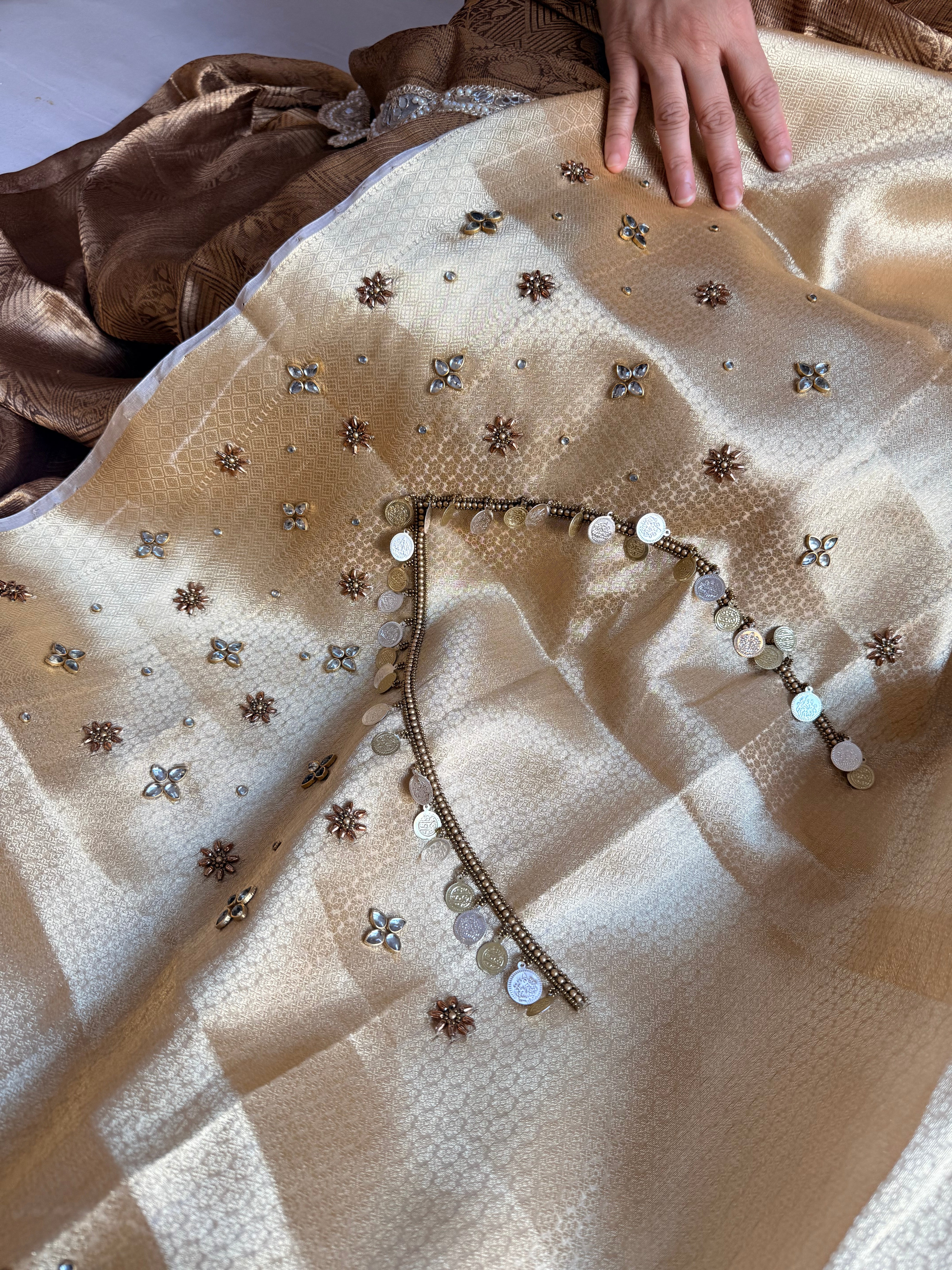 Swarn edit bejewelled hand embroidered blouse