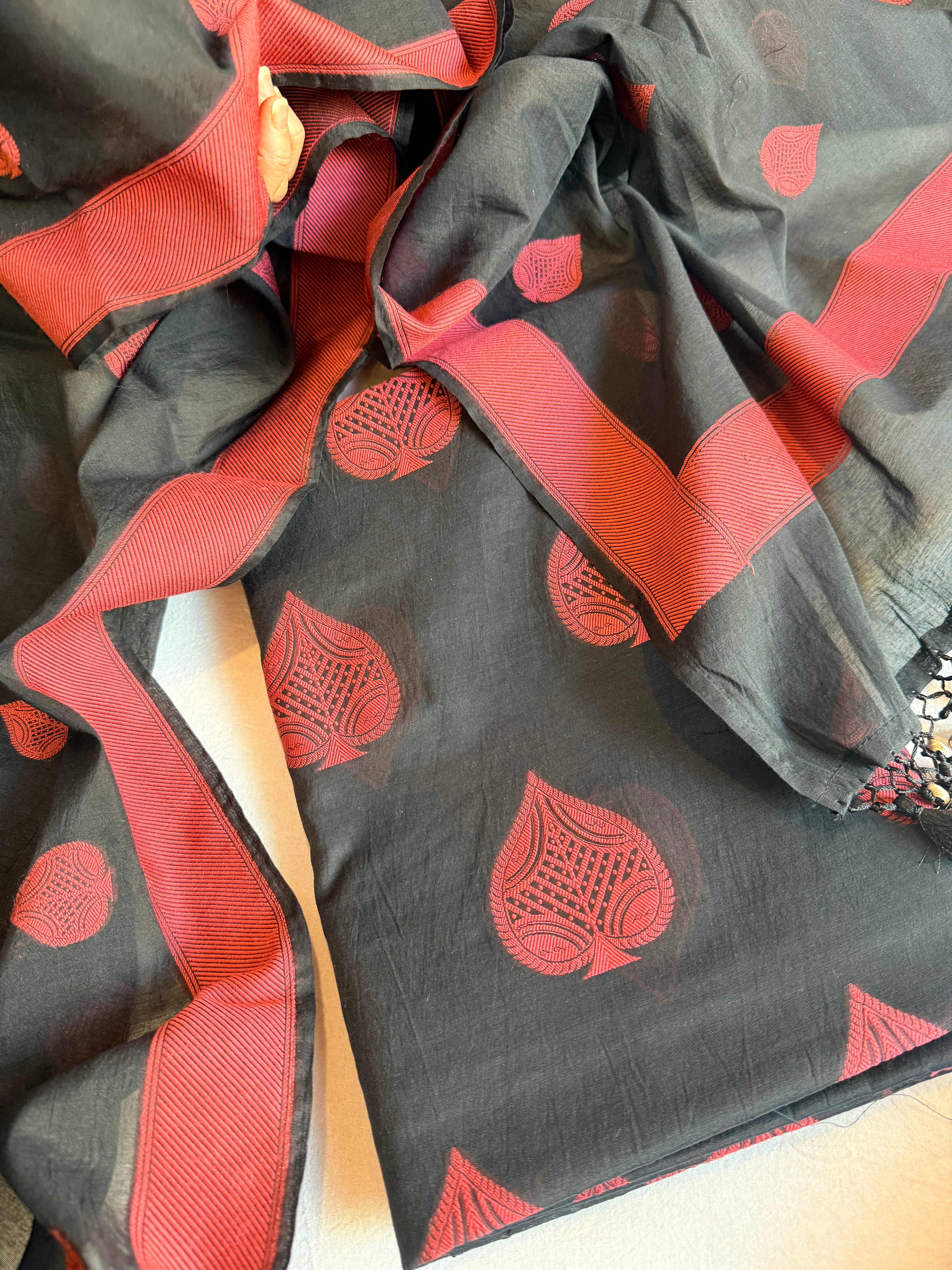 Mother’s Day offer - Handloom cotton paan buti meenakari kadhwa buti suit sets