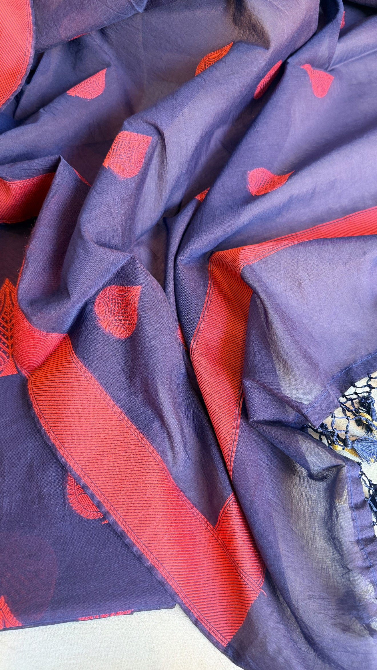 Mother’s Day offer - Handloom cotton paan buti meenakari kadhwa buti suit sets