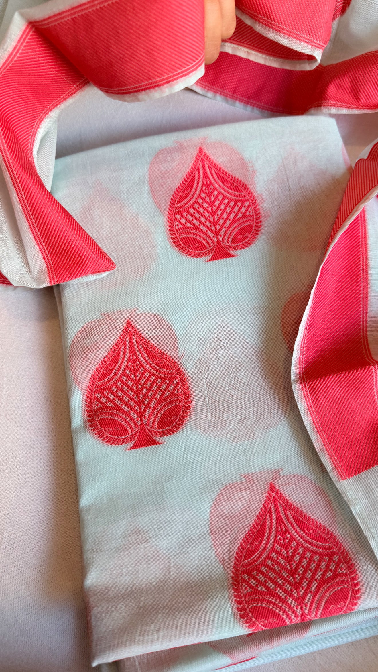 Mother’s Day offer - Handloom cotton paan buti meenakari kadhwa buti suit sets