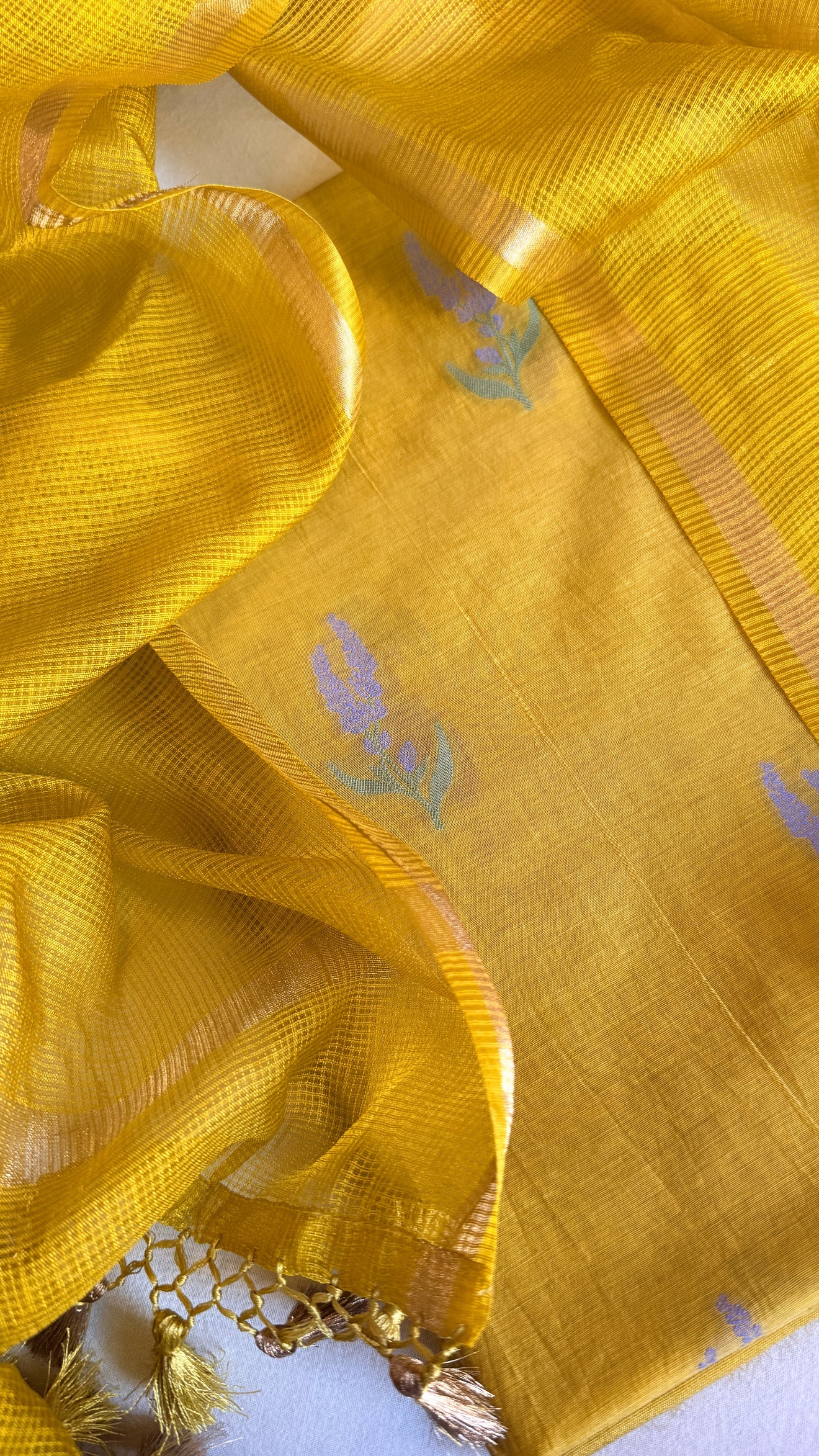 Mother’s Day offer - Handloom cotton meenakari buti kadhwa buti suit set