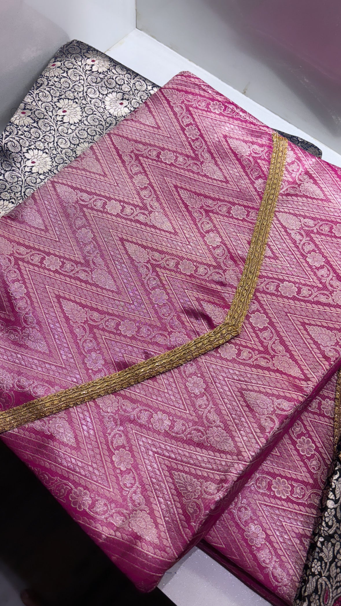 Brocade saree cover