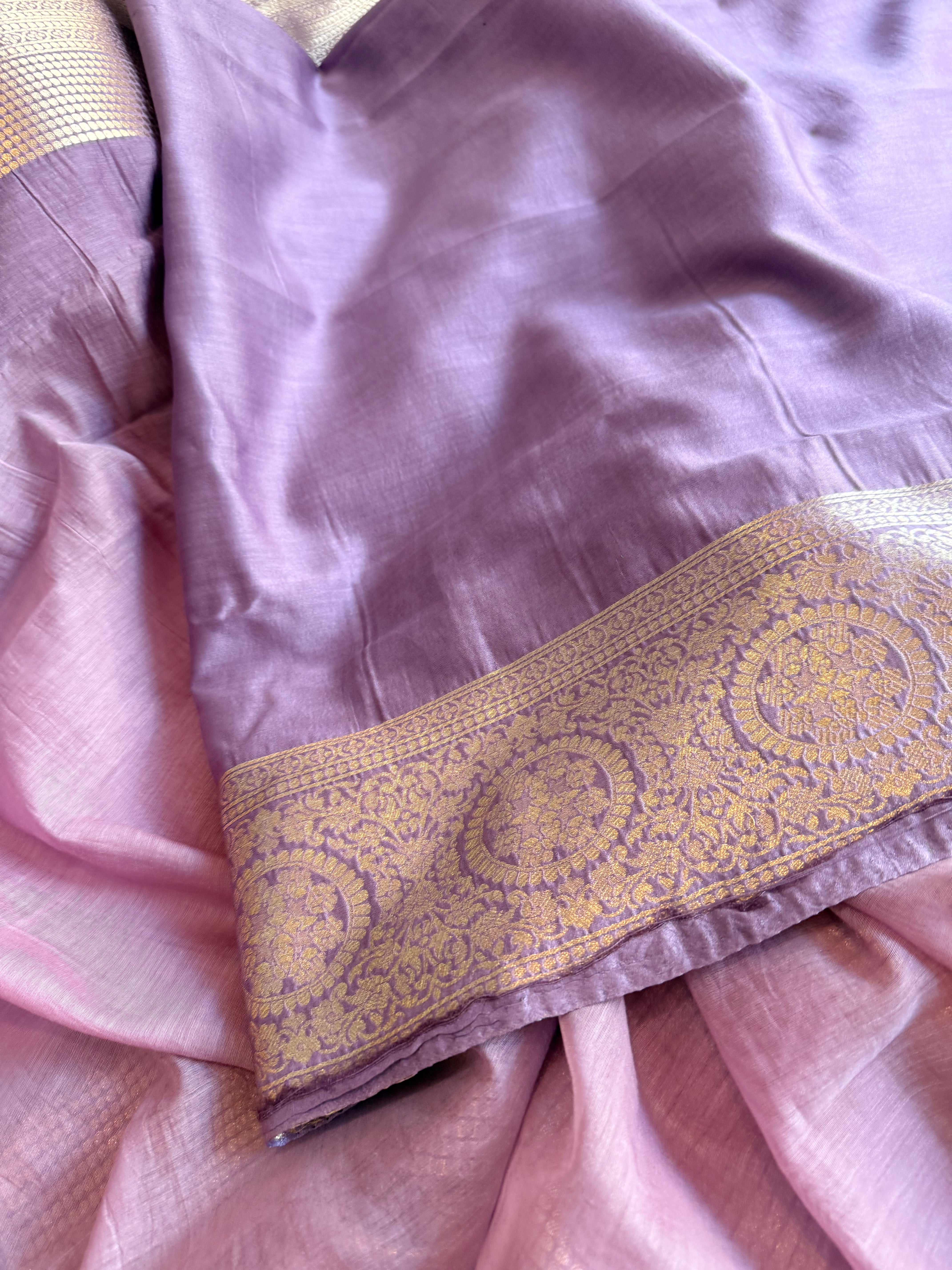 Mul cotton brocade banarasi kurta and bottom banarasi weaving co-ord set