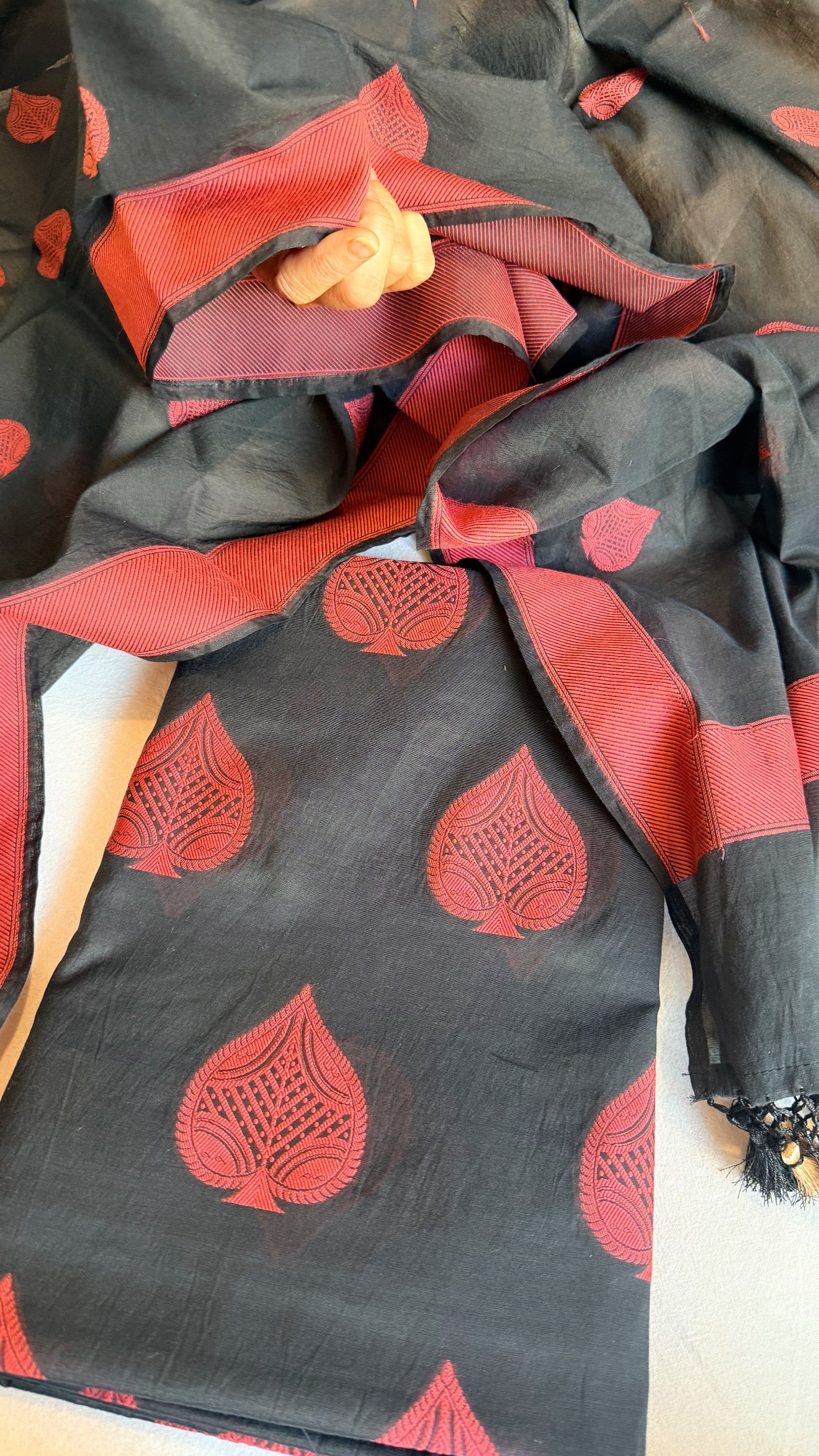 Mother’s Day offer - Handloom cotton paan buti meenakari kadhwa buti suit sets