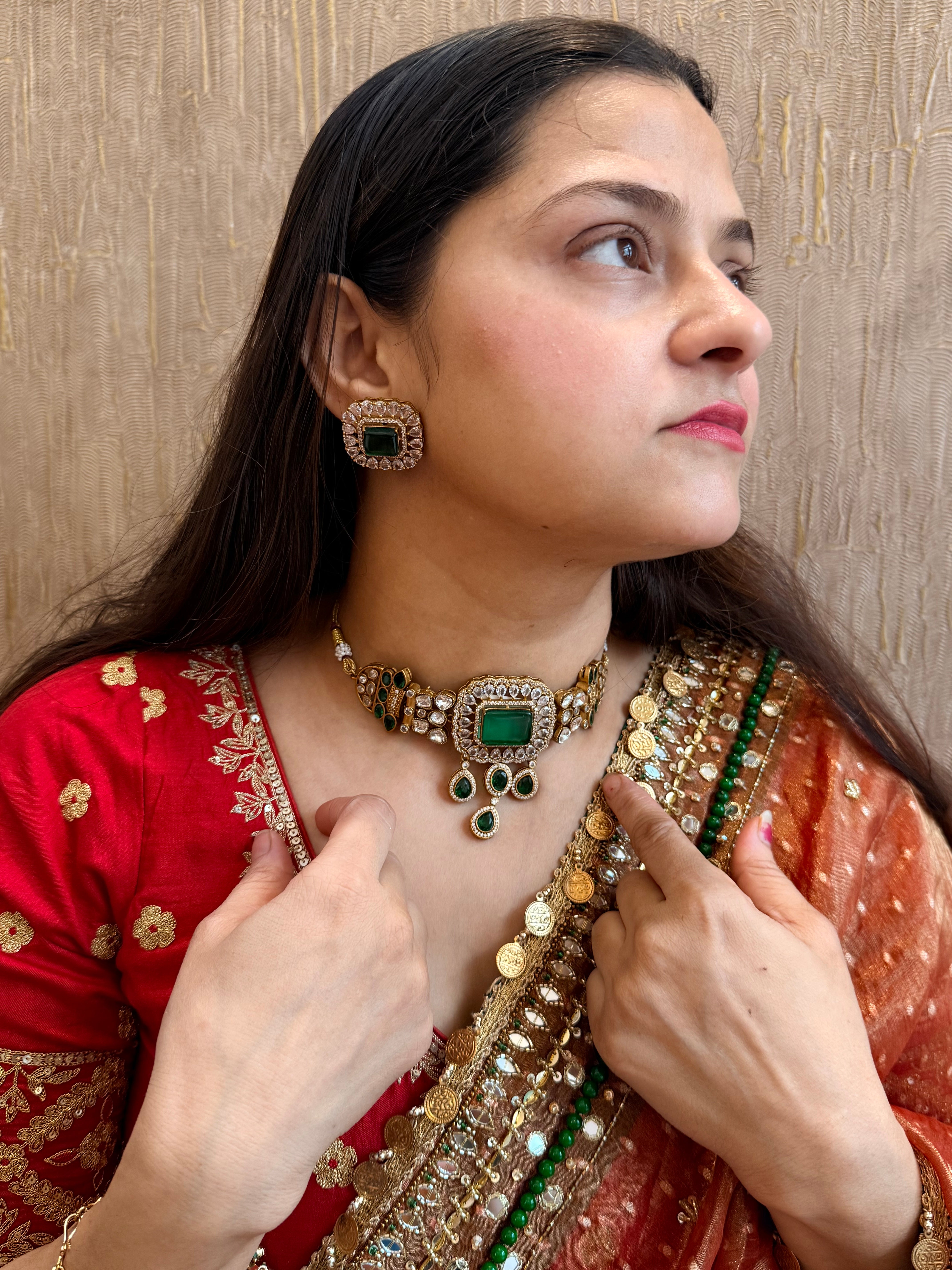 CHANDBALI CHOKER SET