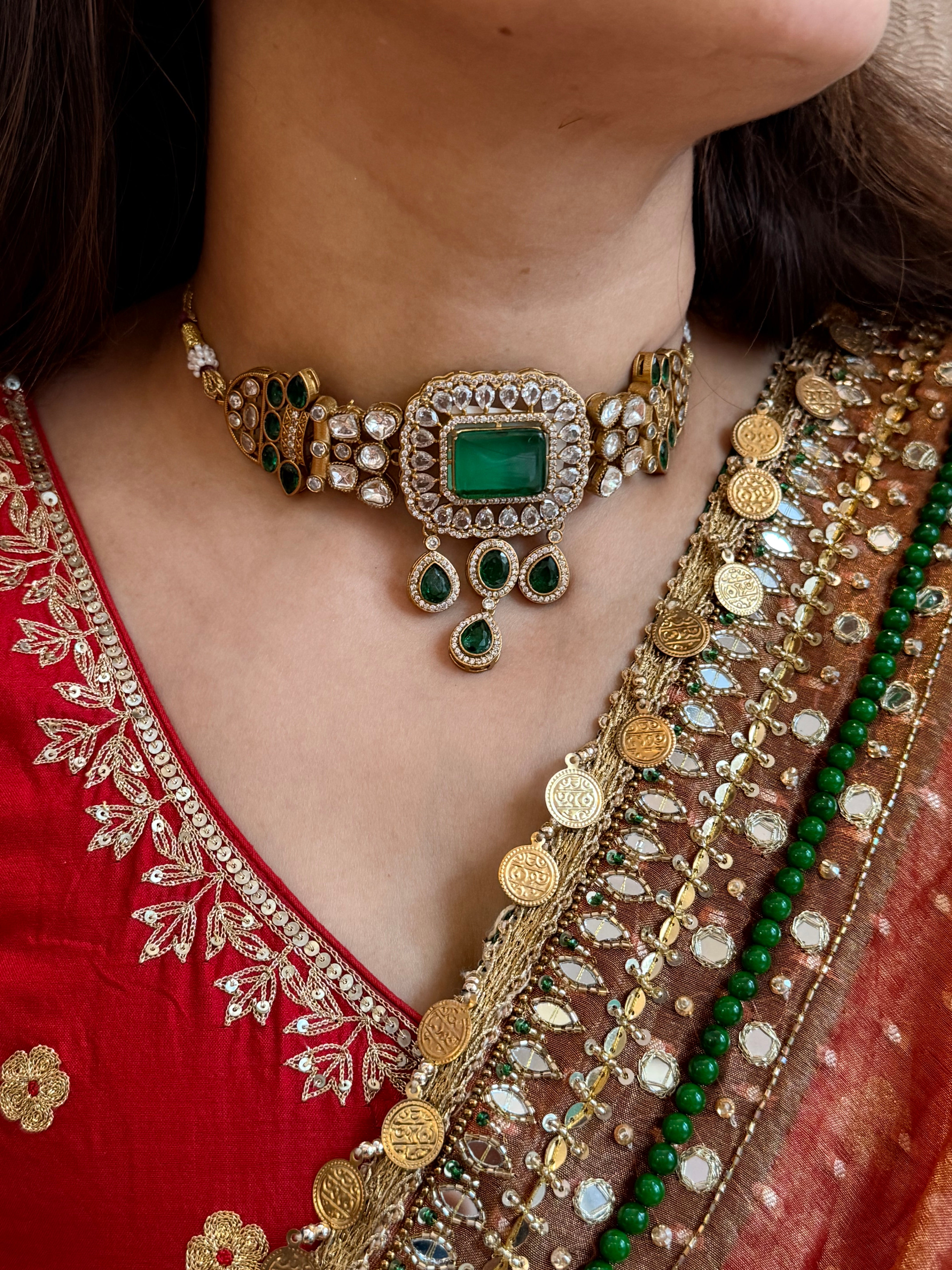 CHANDBALI CHOKER SET